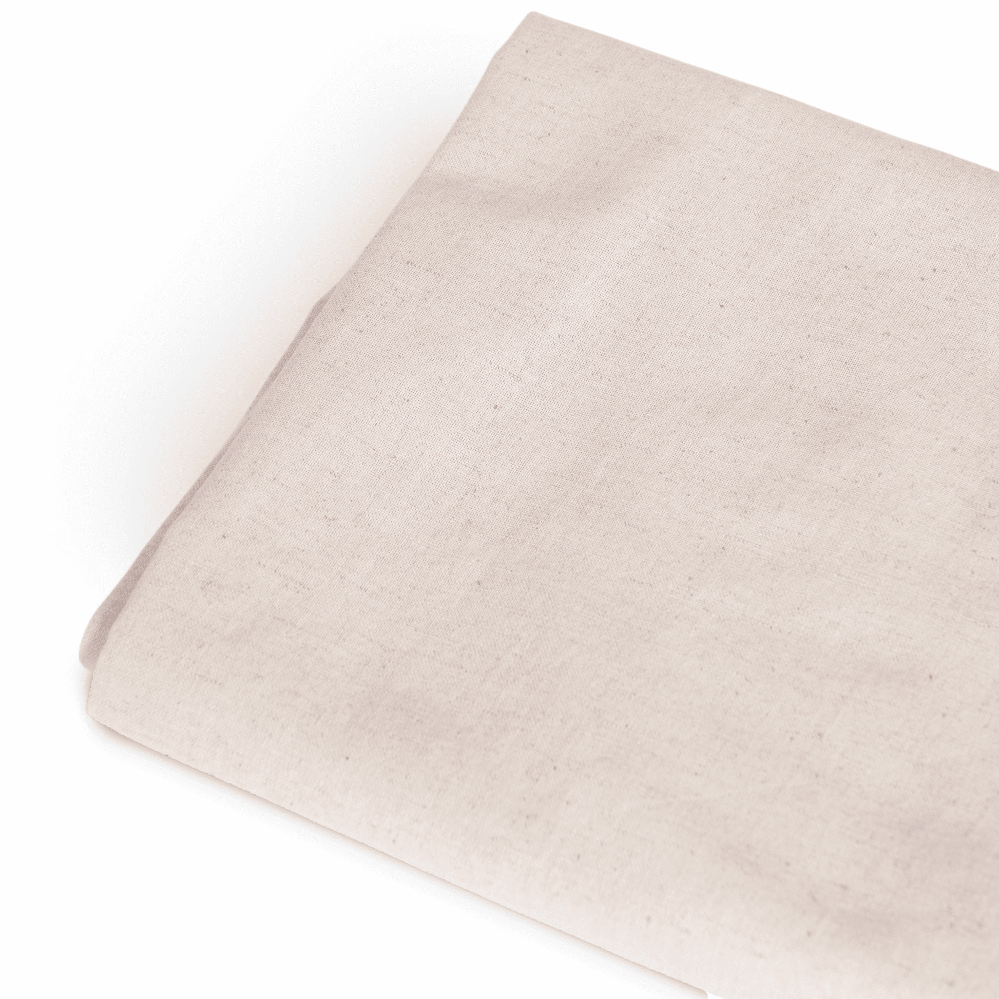 AMOUR - Beige Solid colour Linen Fabric, by the metre