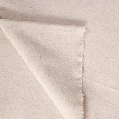 AMOUR - Beige Solid colour Linen Fabric, by the metre