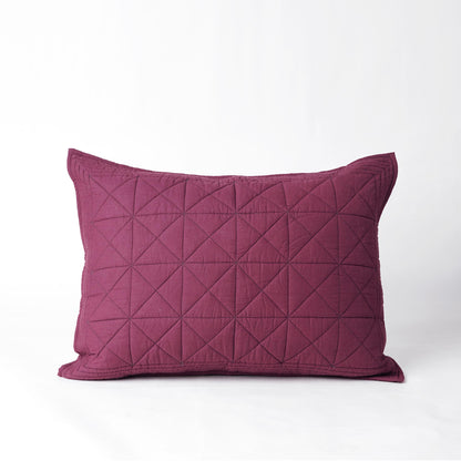 PLUM cotton Quilted pillow cases, Sizes available