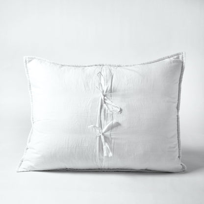 SHWET - White Hexagon Quilt and pillow covers, 100% cotton, Sizes available