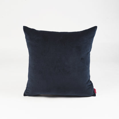 Blue grey velvet and Linen Reversible Pillow cover, autumn fall colour pillow, sizes available