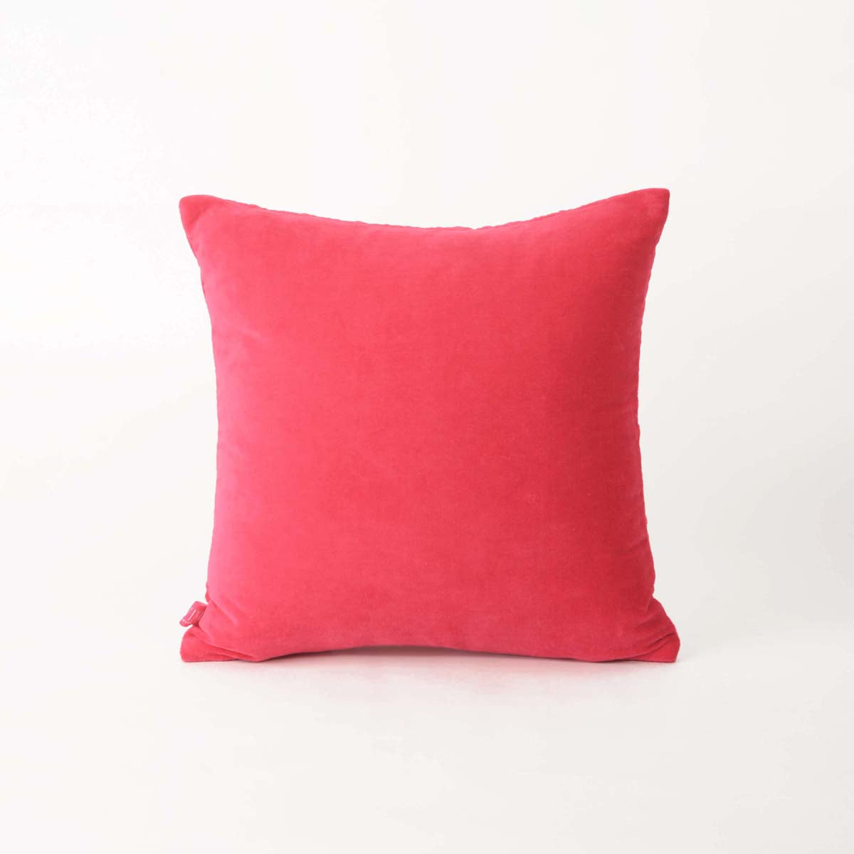 Hot Pink Quilted velvet pillow cover, solid colour throw pillow, colours and sizes available