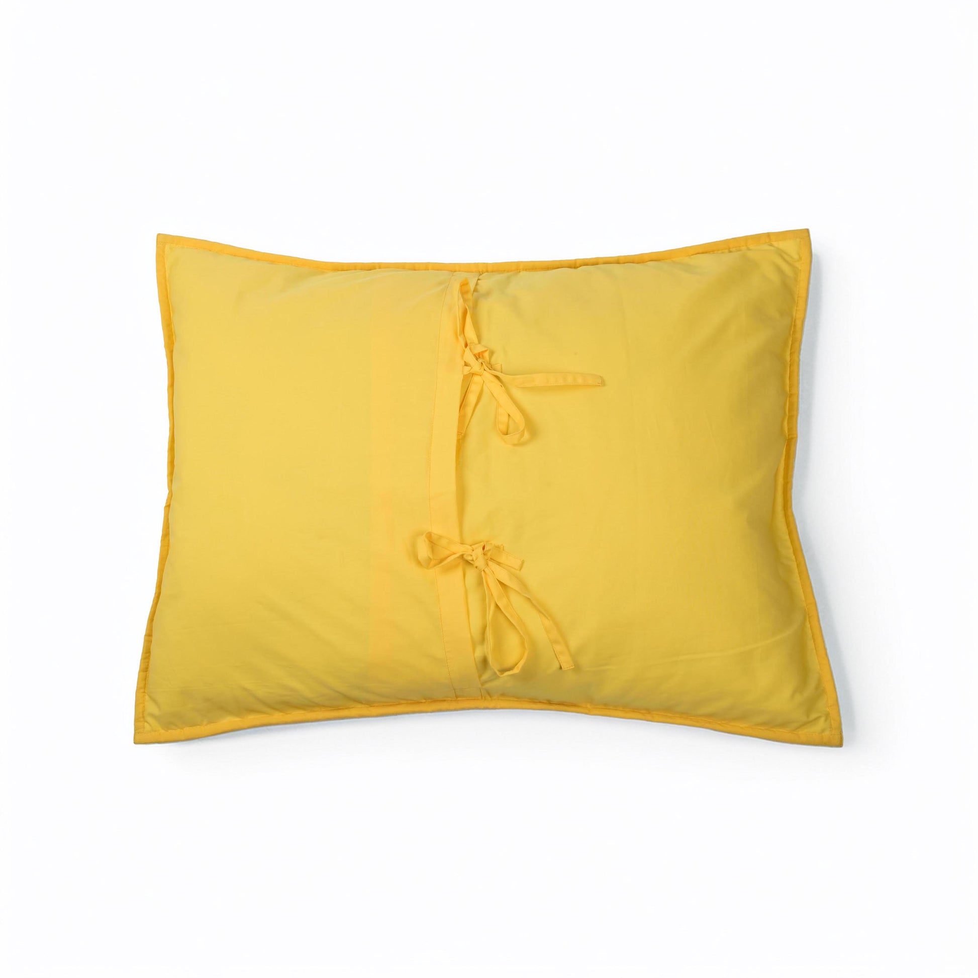 YELLOW Kantha quilted bed set - chevron pattern quilting, sizes available