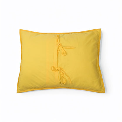 YELLOW Kantha quilted bed set - chevron pattern quilting, sizes available