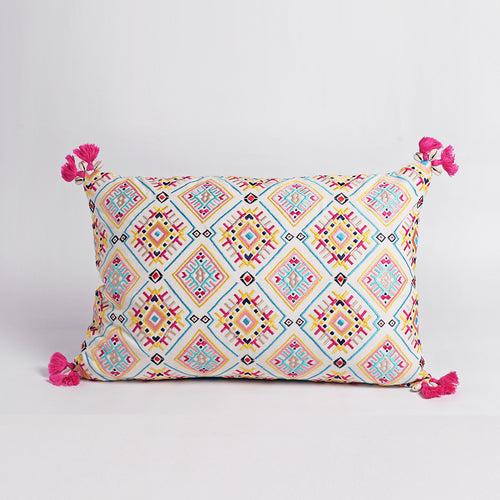 Banjara - Embroidered, multicolored, Peruvian cushion cover