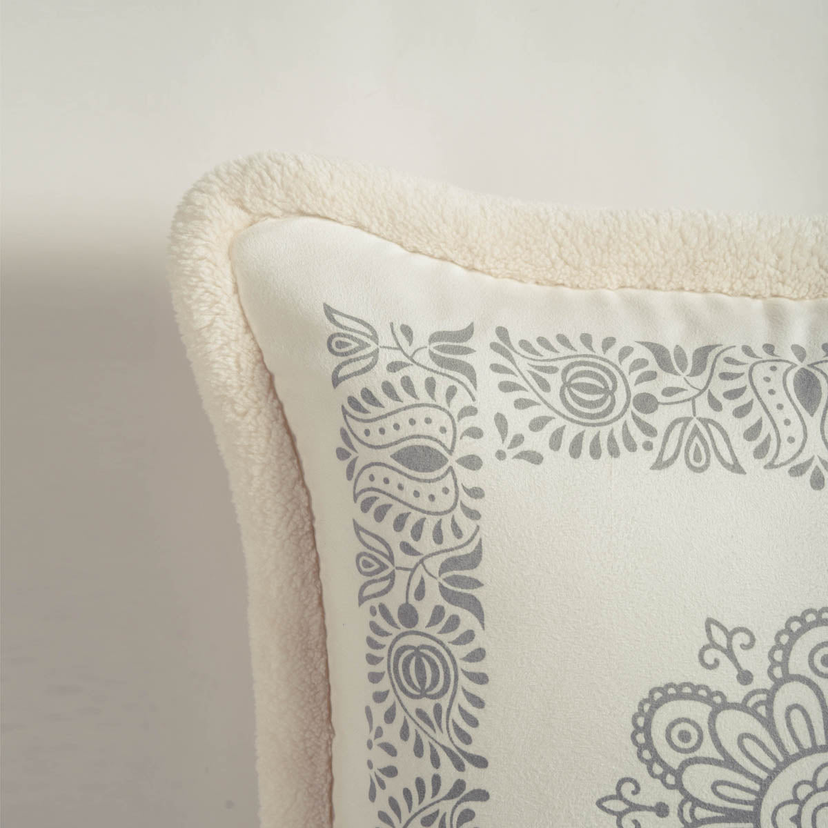 Svenska - off white printed pillow cover, nordic style cushion cover, Scandinavian