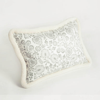 Svenska - Ivory Nordic Style Printed Cushion Cover | Faux Suede | Scandinavian Decor - Vliving