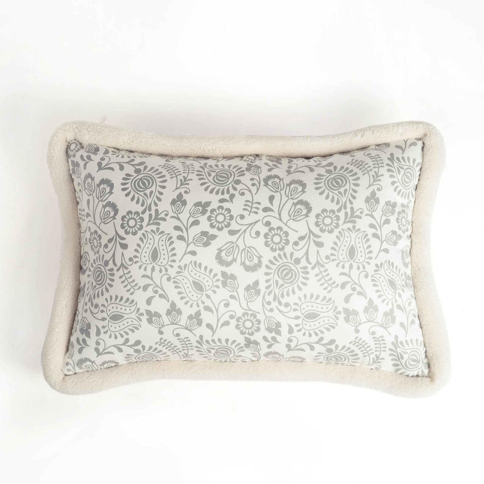 Svenska - Ivory Nordic Style Printed Cushion Cover | Faux Suede | Scandinavian Decor - Vliving
