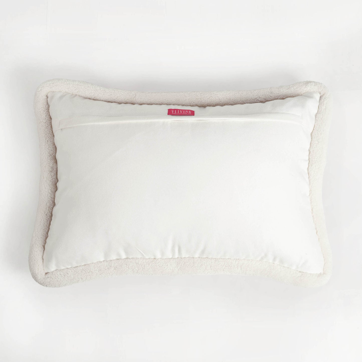 Svenska - Ivory Nordic Style Printed Cushion Cover | Faux Suede | Scandinavian Decor - Vliving