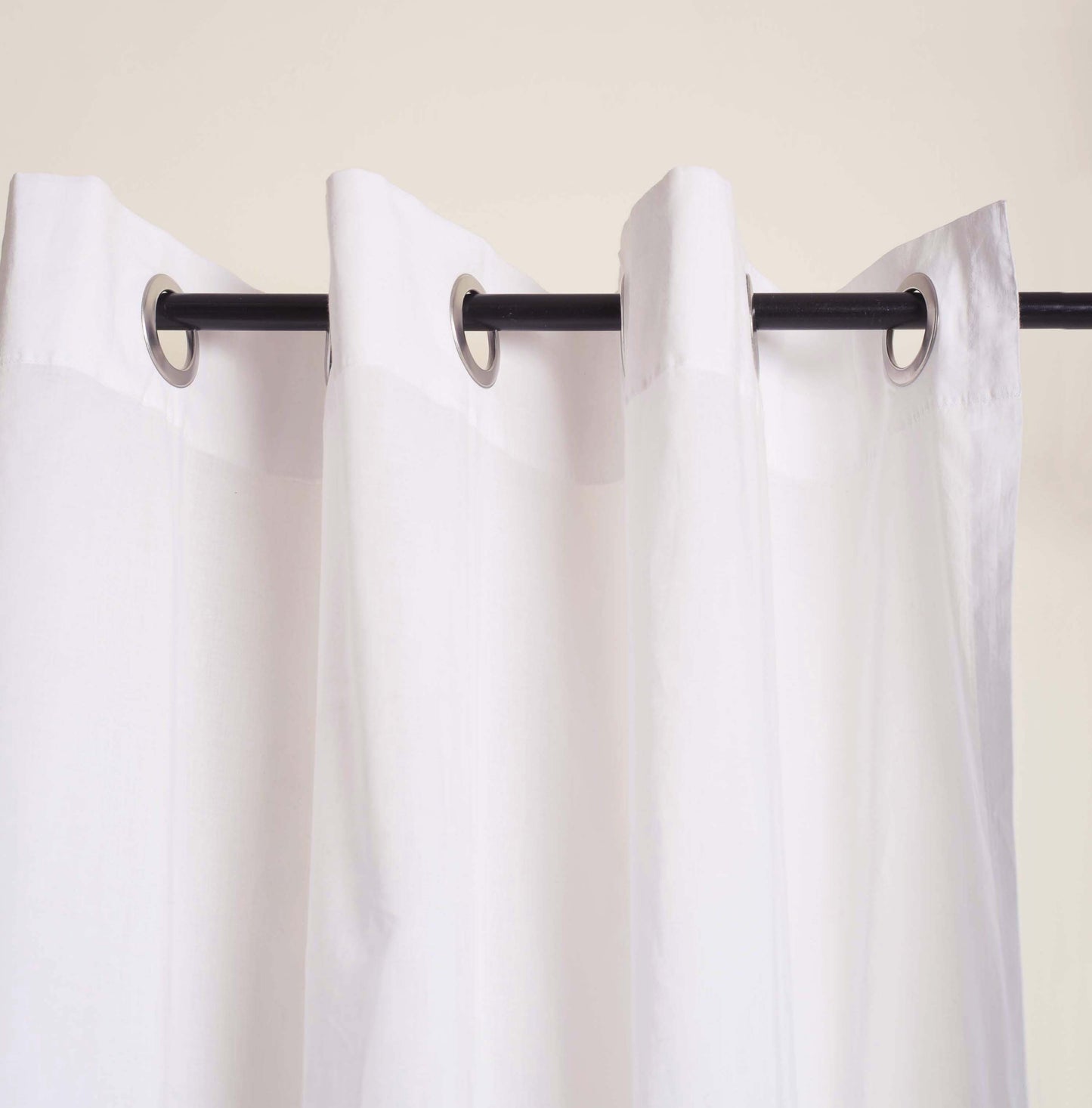 Curtain, sheer, cotton voile, white, window panel, home decor, sizes available