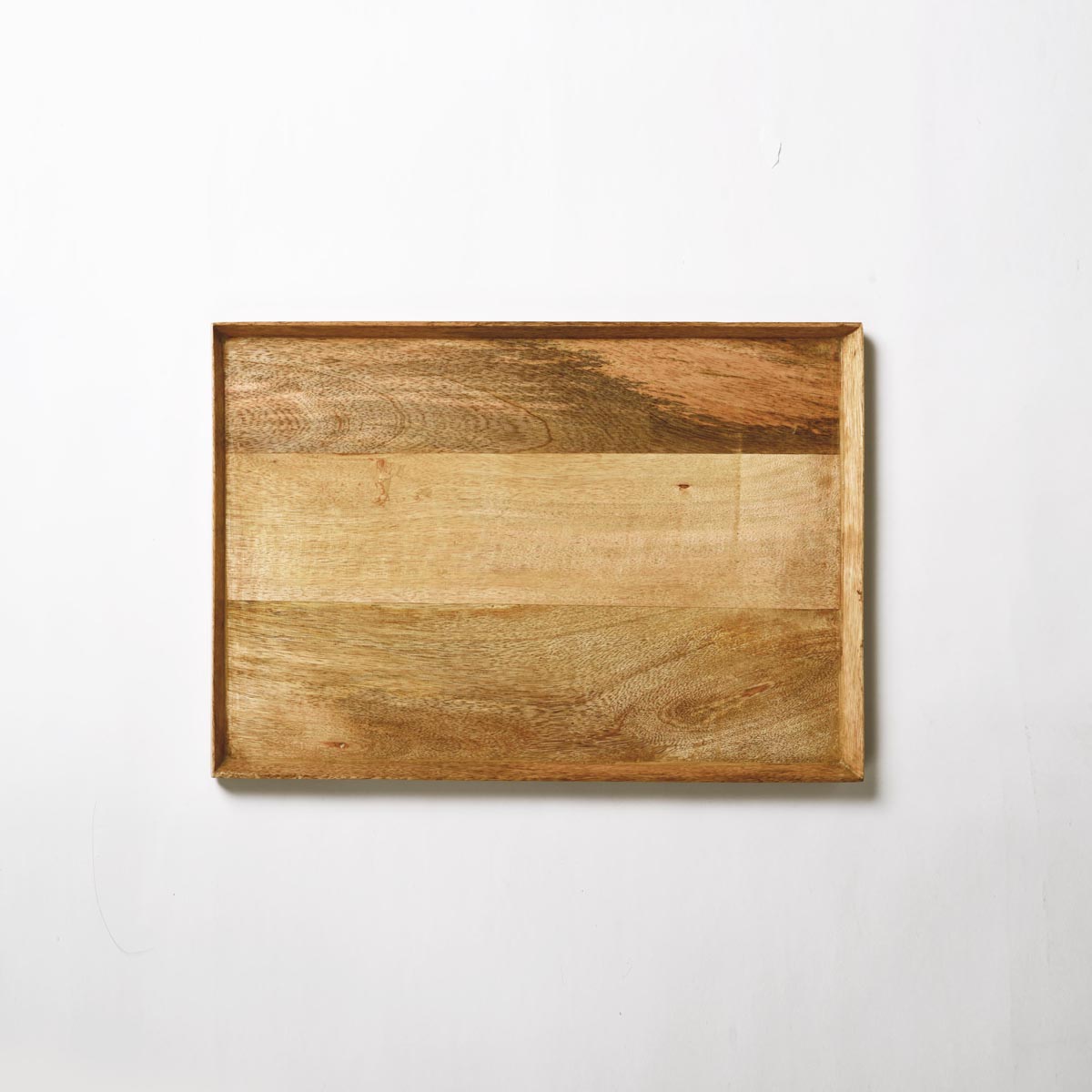 Large rustic mango wood tray - size 10X15 inches