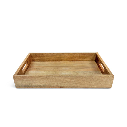 Wooden Big Serving Tray | Mango Wood | 10×15 Inches