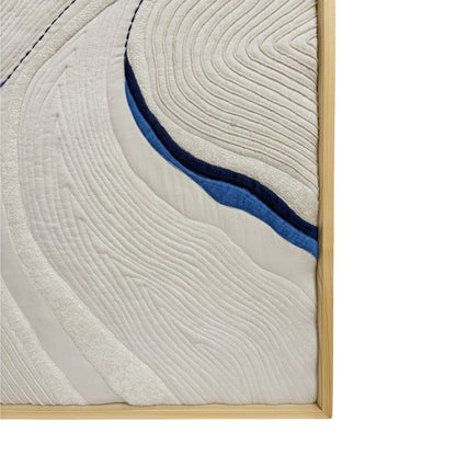 SNOWMELT - Quilted Textile Wall Art | 2 Sizes | Unframed