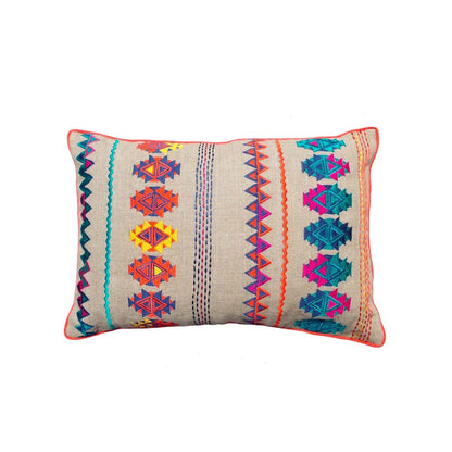 Folk - Moroccan embroidery Cushion Cover