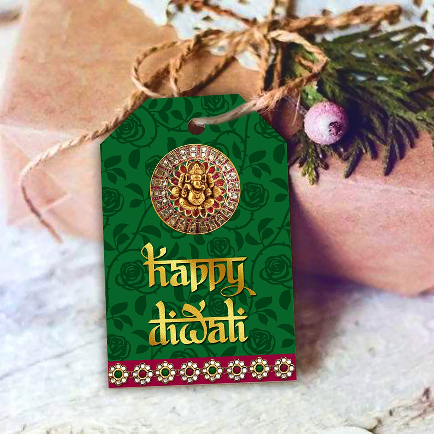 DIWALI gift Tags, rich jewel tone colours, Digital Print download,instant download, 2.25 x4 inch size, 1 sheet
