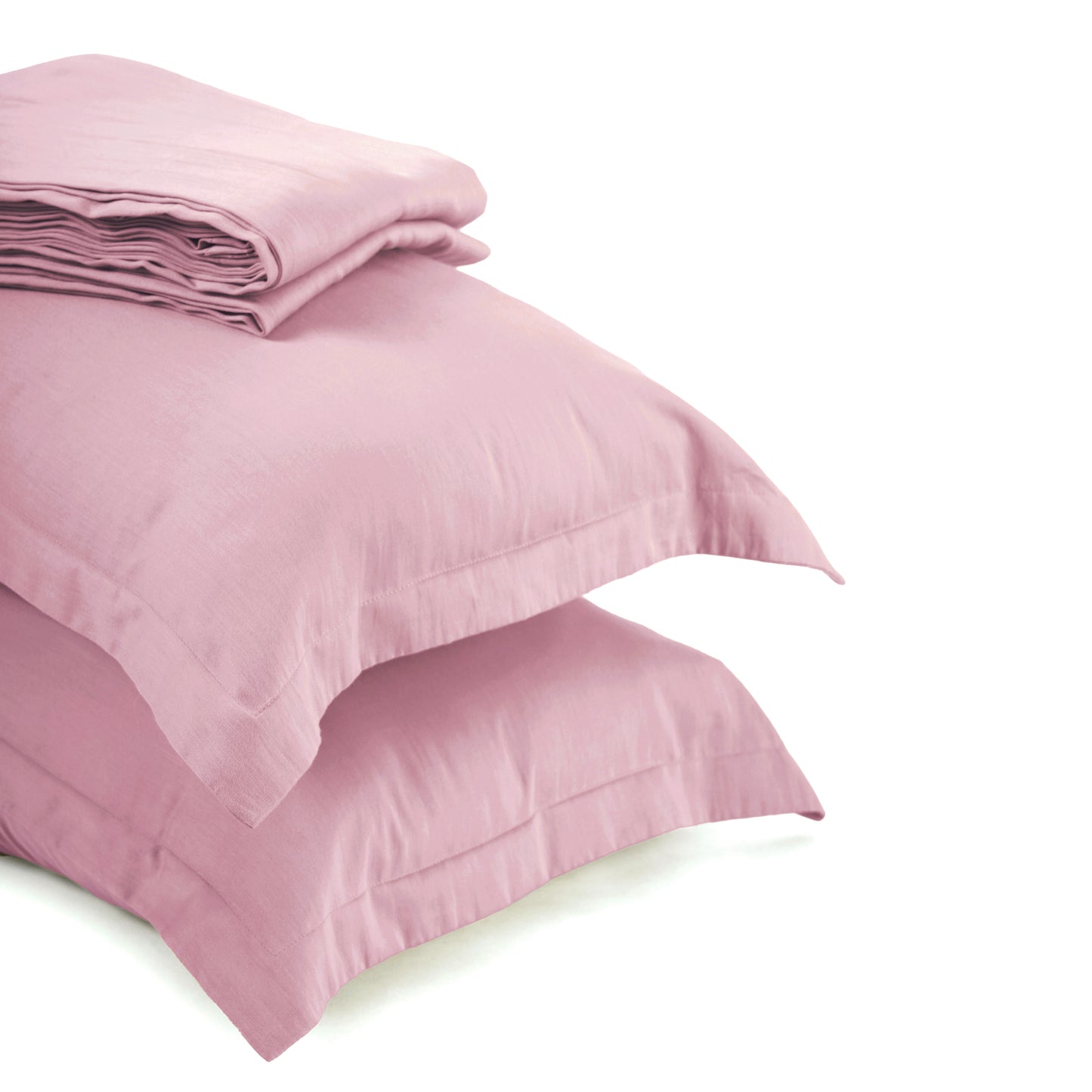 Old Rose 300TC Cotton Satin Sheet Set — Premium Gift Box | VLiving