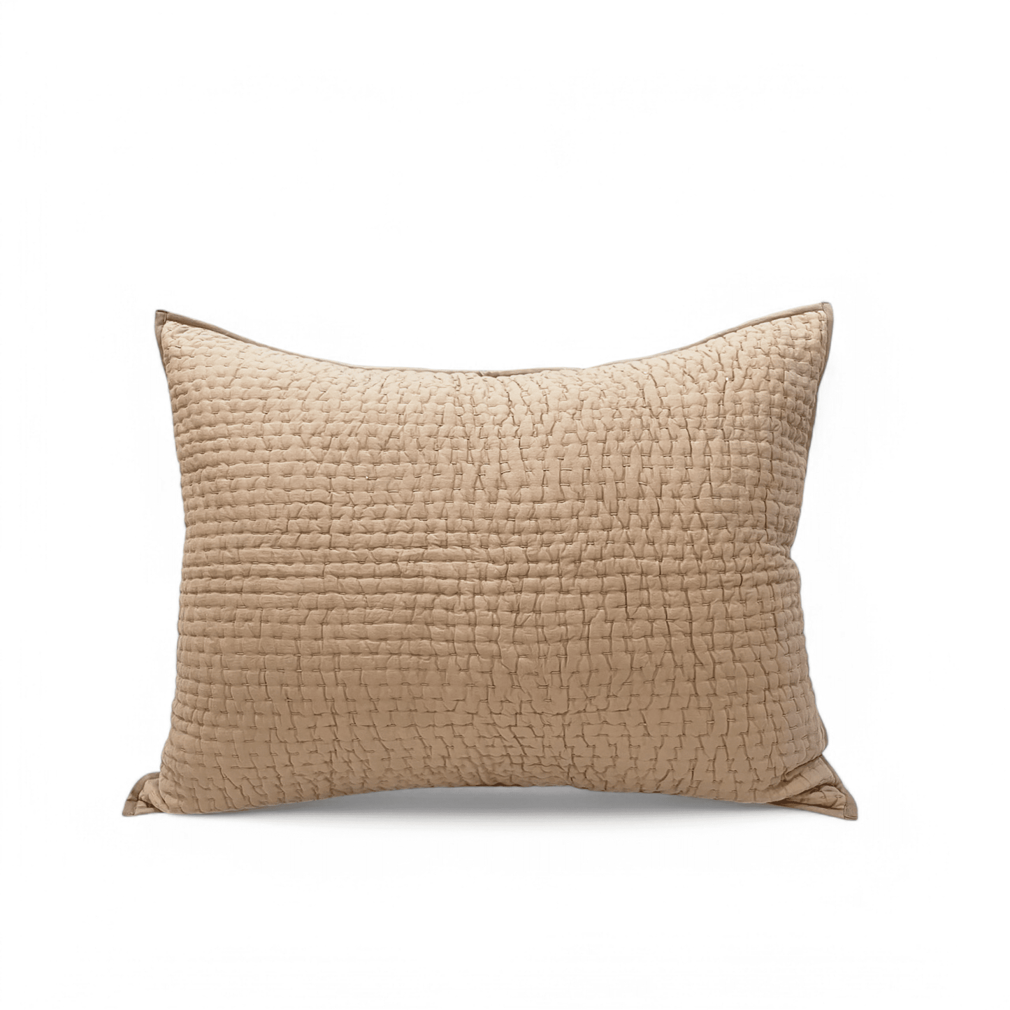 FAWN / BEIGE colour kantha Quilted bed sets, Sizes available