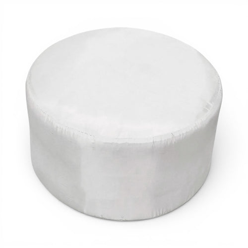 Round Pouf Insert | Foam Filled | 12×22 Inches
