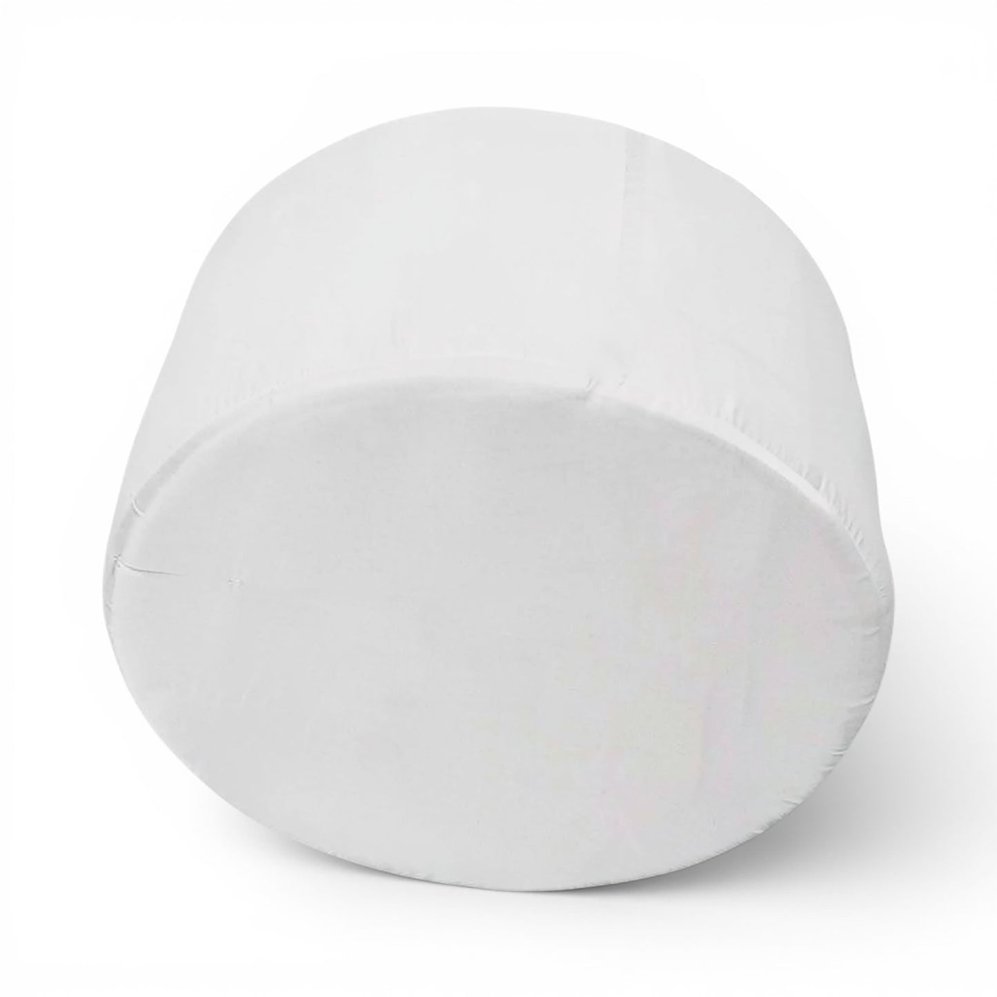 Round Pouf Insert | Foam Filled | 12×22 Inches