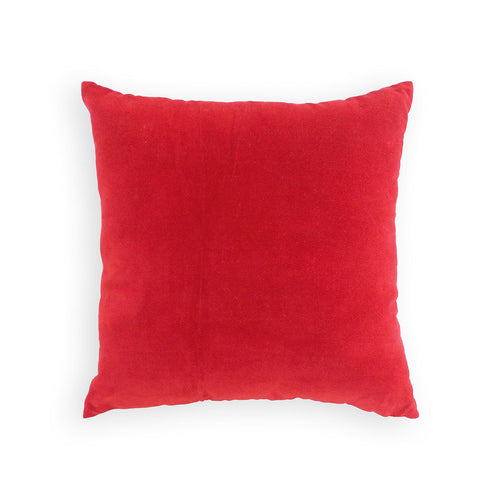 Christmas Red Velvet and Linen Reversible Cushion cover