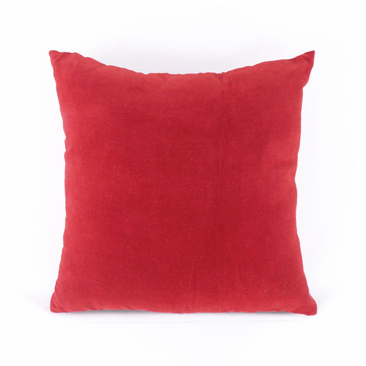 Christmas Red Velvet and Linen Reversible Cushion cover - Vliving