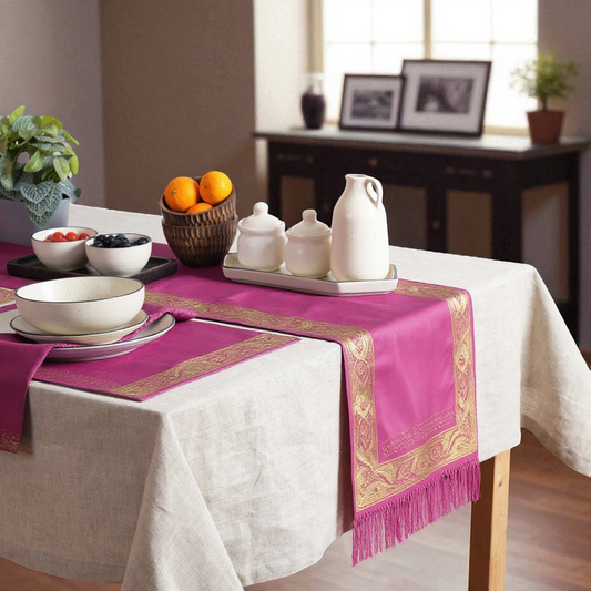 Your Saree, Your Story – Custom Table Linen Sets