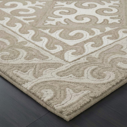 Shyrdak Hand Tufted Wool Viscose Blend Carpet - Vliving