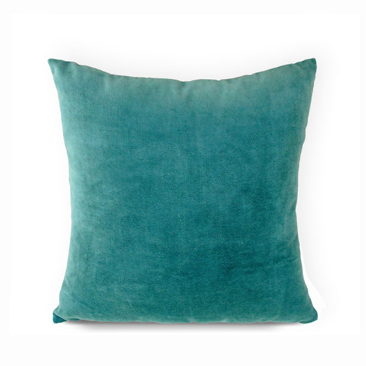 Teal velvet and Linen Reversible Pillow cover, autumn, fall colour, sizes available