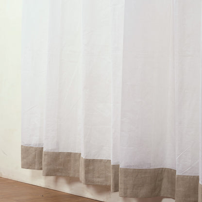 LINEN & PLETED ORGANDY curtain - sizes available