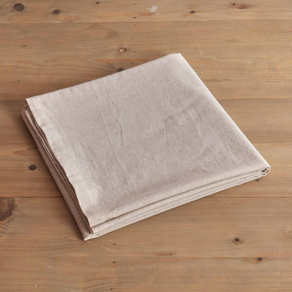 PURE ELEMENTS - Cotton Flex Light Beige Table Cloth – Linen Look | 2 Sizes