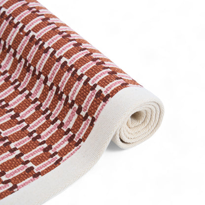 MODERN RETRO - Rust weave texture print, 100% cotton dhuerrie, sizes available