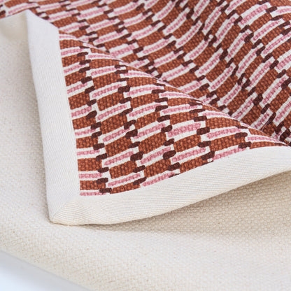 MODERN RETRO - Rust weave texture print, 100% cotton dhuerrie, sizes available