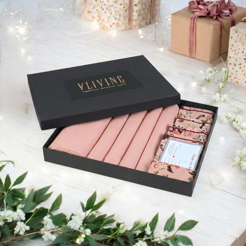TABLE LINEN GIFT PACK - AMOUR collection - 3 colour option available