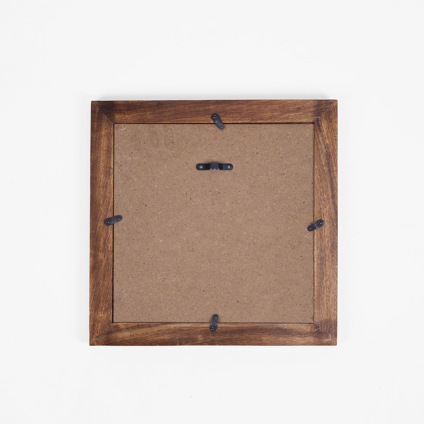 BOTANICAL HERB wall art, Hibiscus motif with wooden frame, 12X12 inches