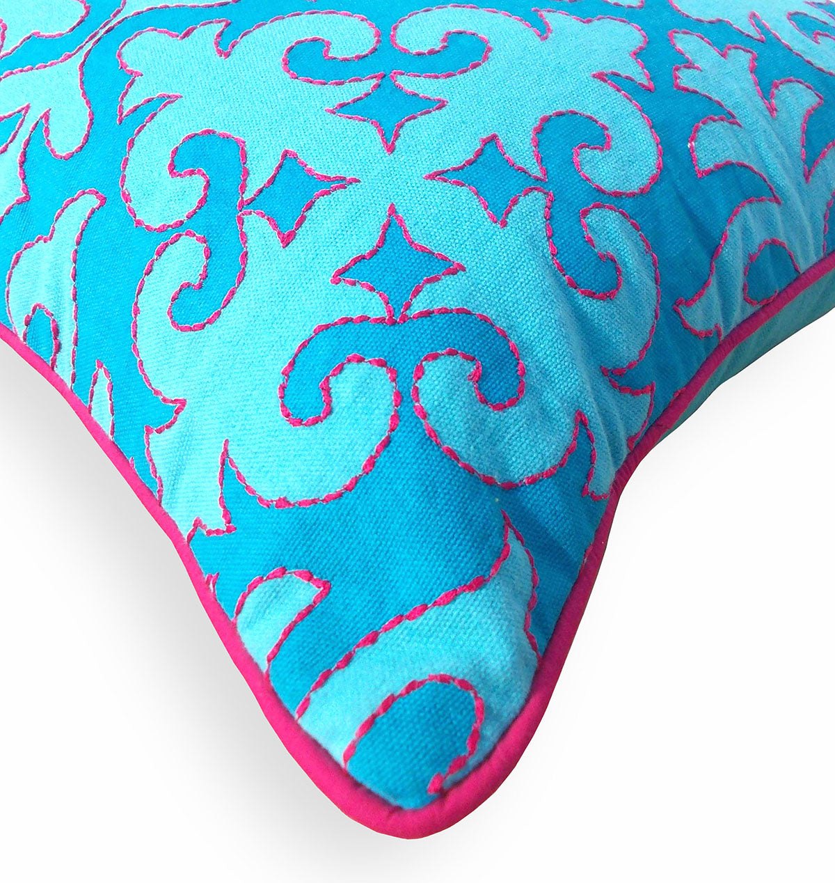 Shyrdak - Turquoise cushion cover