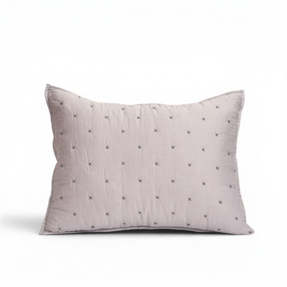 Concrete Grey 300TC Fine Cotton Quilted Pillow Case