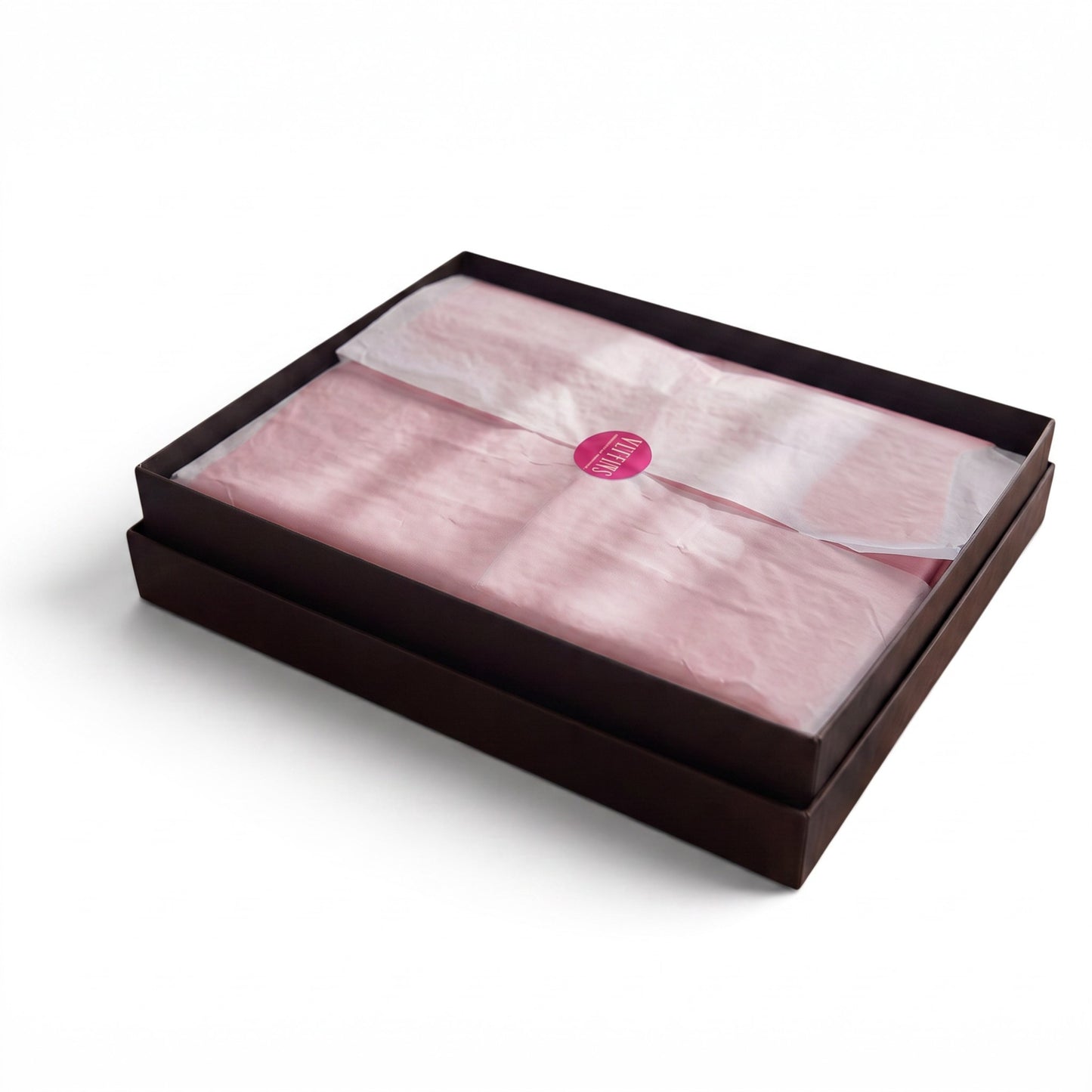 Old Rose 300TC Cotton Satin Sheet Set — Premium Gift Box | VLiving