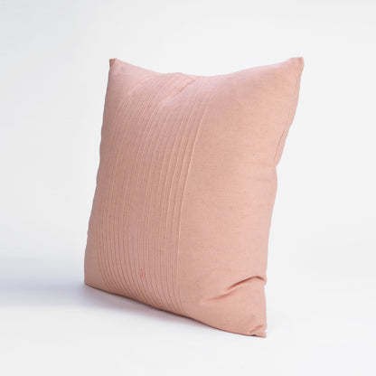 AMOUR - Solid Blush Linen Pillow cover with pin tucks, sizes available