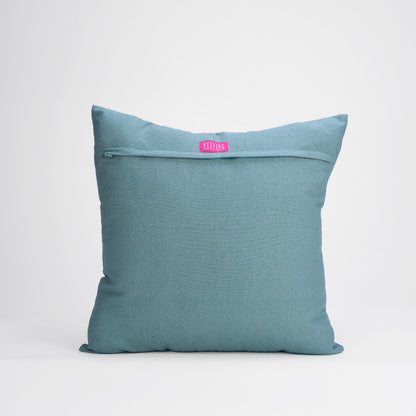 AMOUR - Solid Duck Egg Linen Pillow cover with pin tucks, sizes available