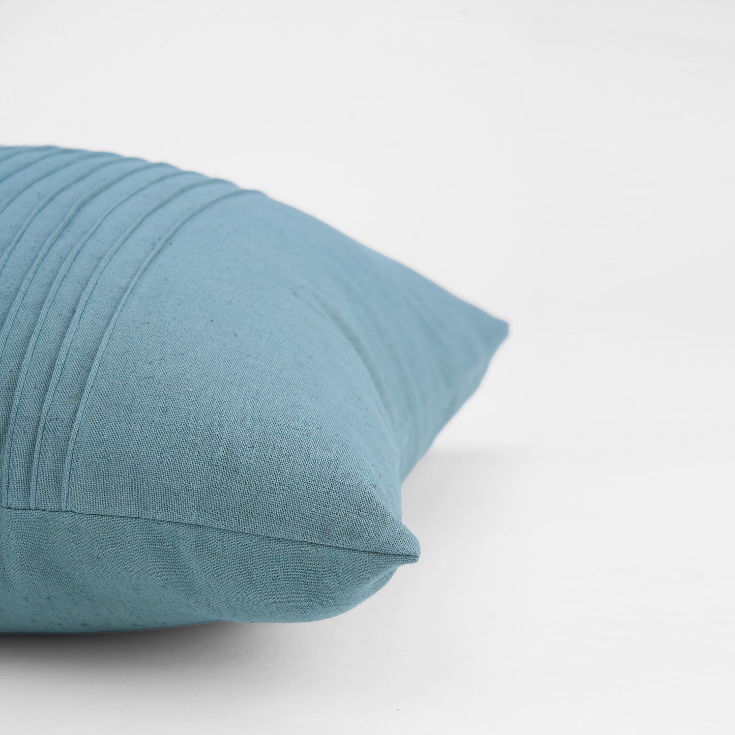 AMOUR - Solid Duck Egg Linen Pillow cover with pin tucks, sizes available