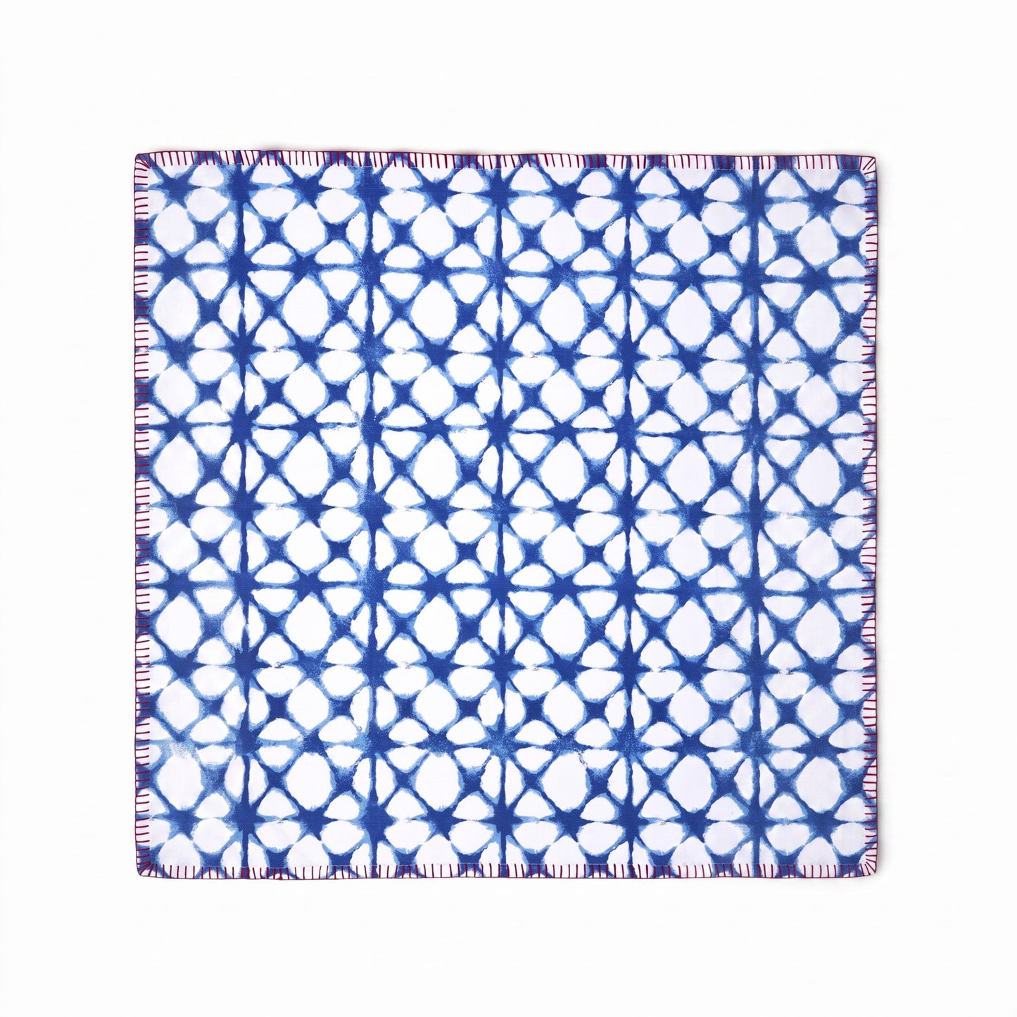 Prism Blue Tie Dye Cotton Table Napkin | 18 × 18 inches | Set of 4 or 6