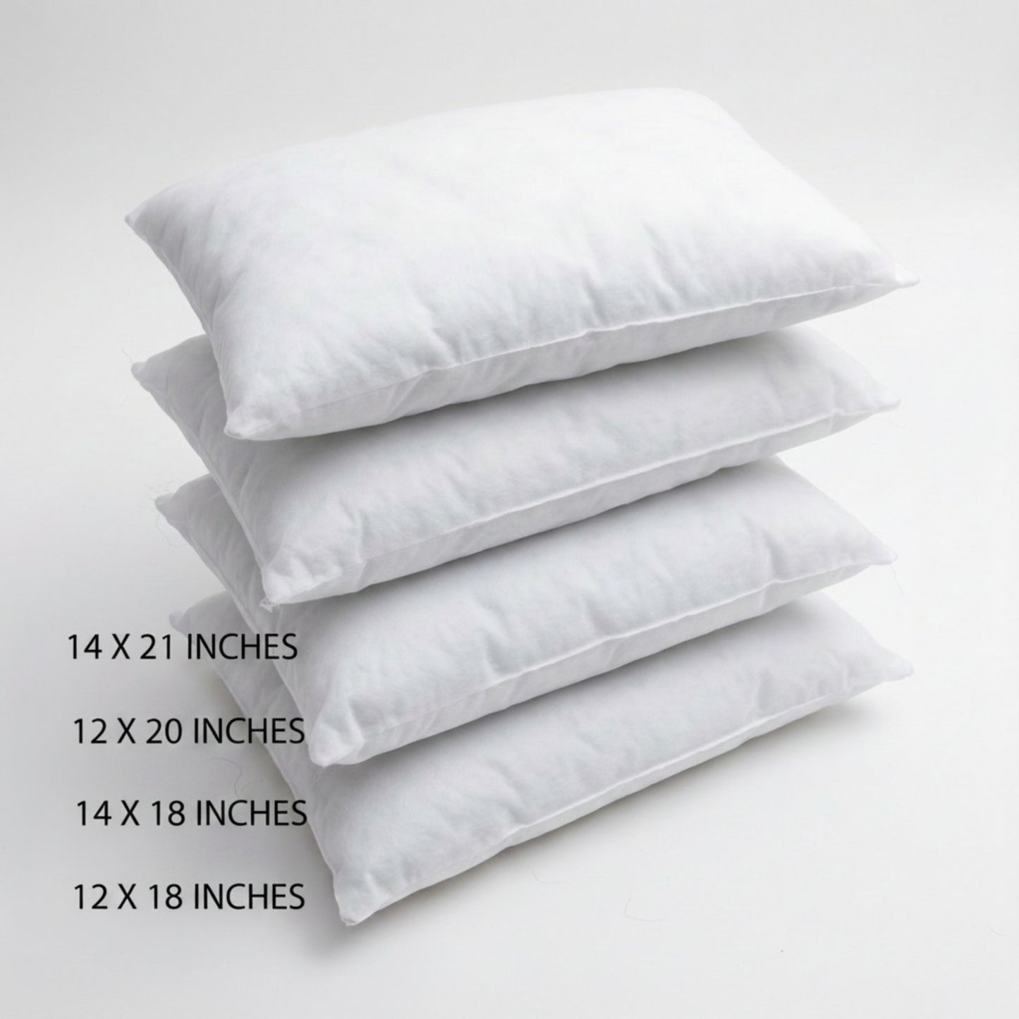 Rectangular Pillow Insert | Polyester Fill | Multiple Sizes