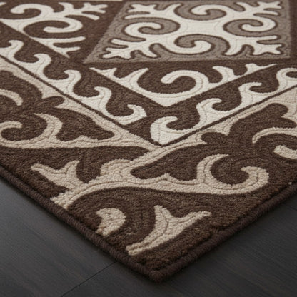 Shyrdak Hand Tufted Wool Viscose Blend Carpet - Vliving