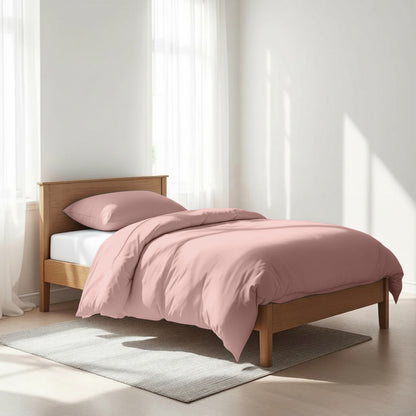 OLD ROSE - 300TC Duvet cover, premium cotton satin