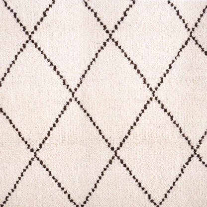 Moroccan Hand Tufted Wool Blend Carpet - Vliving