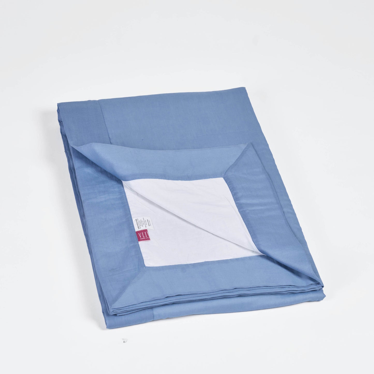 DENIM BLUE - Solid colour soft Cotton three layer dohar, sizes available