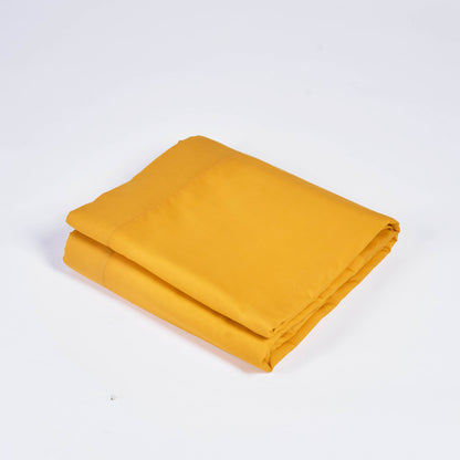 YELLOW - Solid colour soft Cotton three layer dohar, sizes available