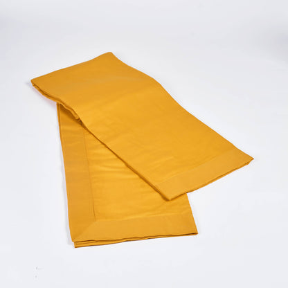 YELLOW - Solid colour soft Cotton three layer dohar, sizes available