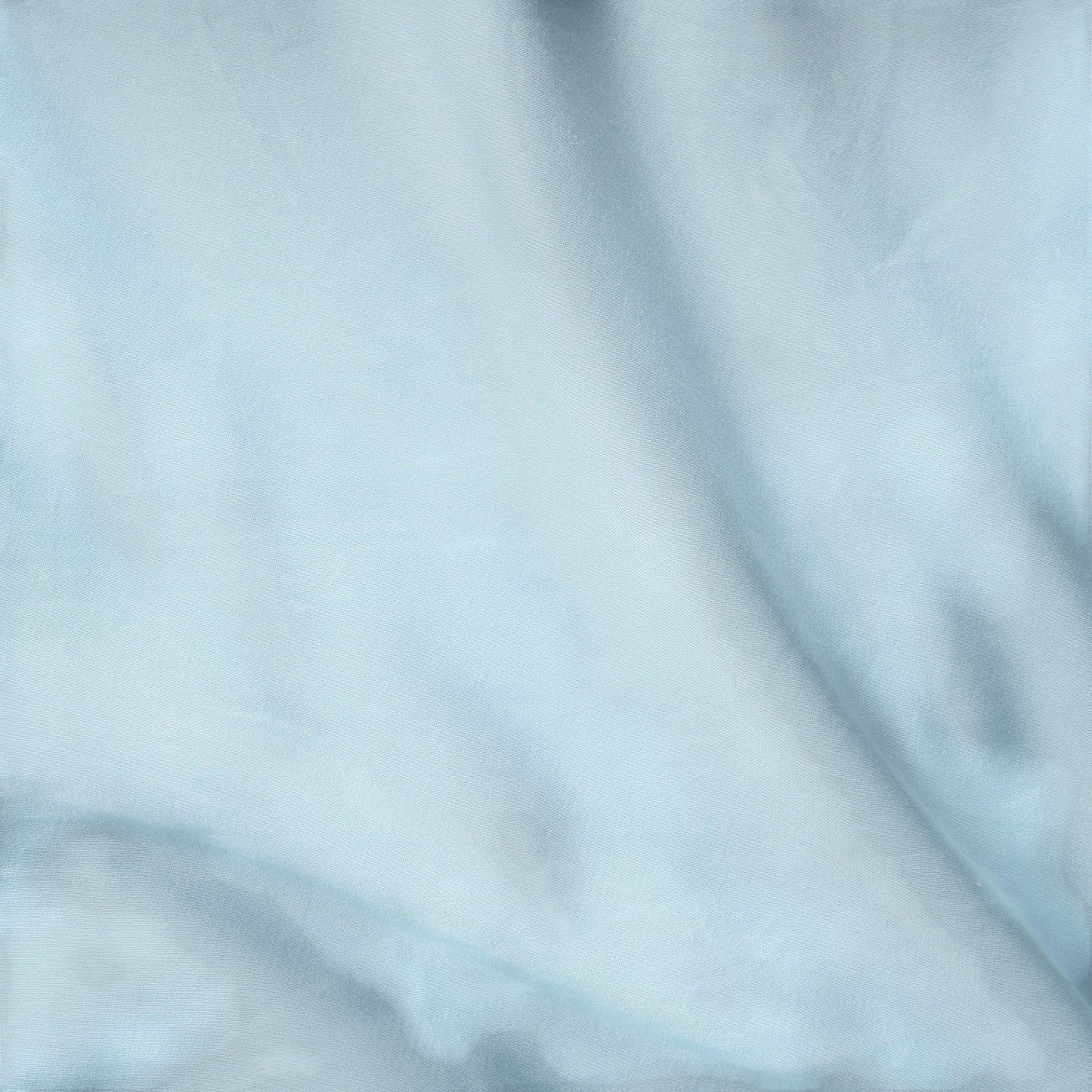Vliving sky blue 300TC cotton satin duvet cover with corner ties for secure fit. Premium Indian cotton.