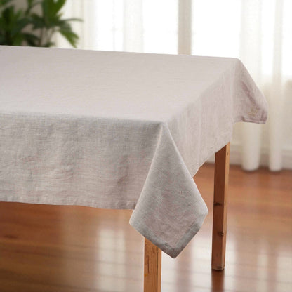 PURE ELEMENTS - Pure Linen Beige Table Cloth – Natural Range | 2 Sizes